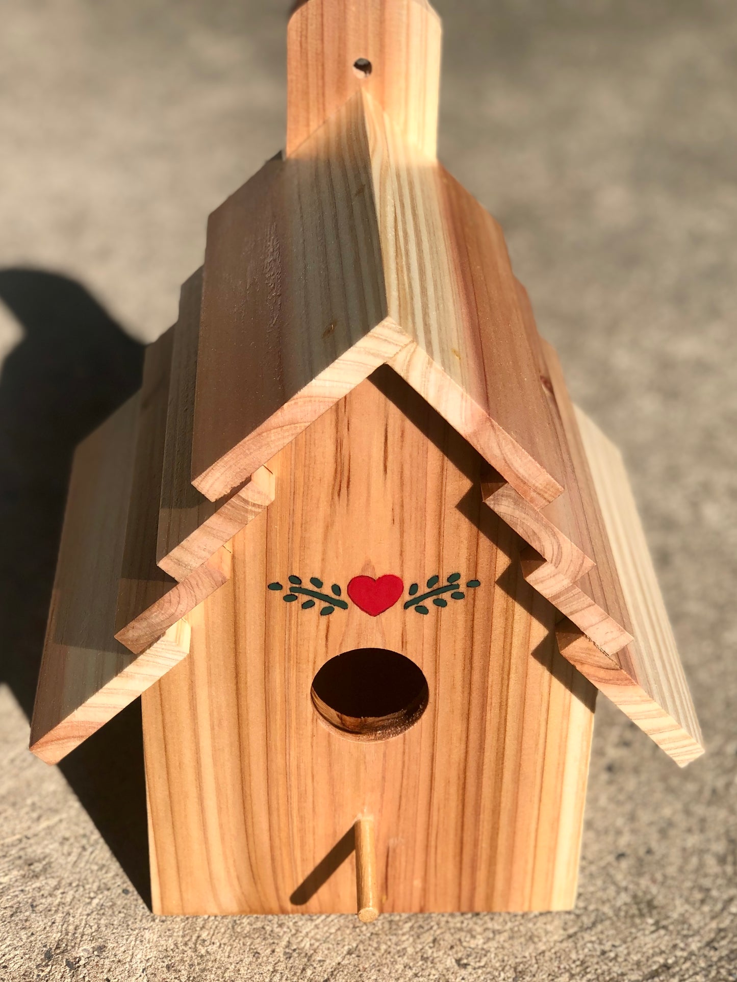 Hand-Painted Cedar Birdhouse - Made to Order